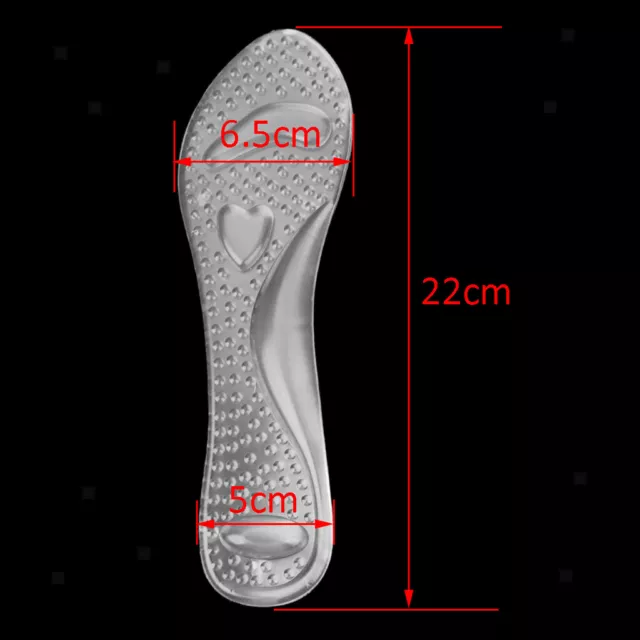 Footful Gel Orthese Plantarfasziitis Bogen Unterstützung Einlegesohlen Schuheinlagen Pad 2