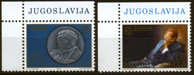 1980 Yugoslavia (Ex): Europa Bordo Foglio (1) Serie Completa