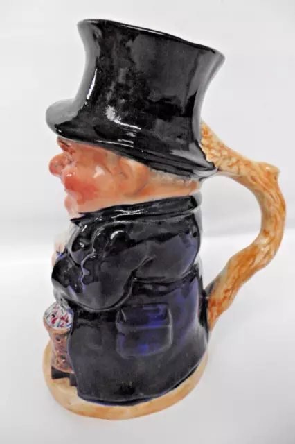 Burlington Ware Toby Jug ~ Night Watchman in Blue Coat c1959-63 'erbert 'appyday 2