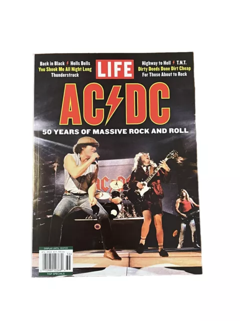 2023 AC/DC Special Edition LIFE MAGAZINE - 50 YEARS - Angus Young ACDC