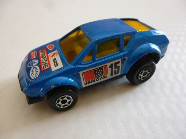 Ancienne Majorette Alpine A310 Blanche N°264 – Voiture De Sport Miniature Métal, édition Or, Blister Scellé