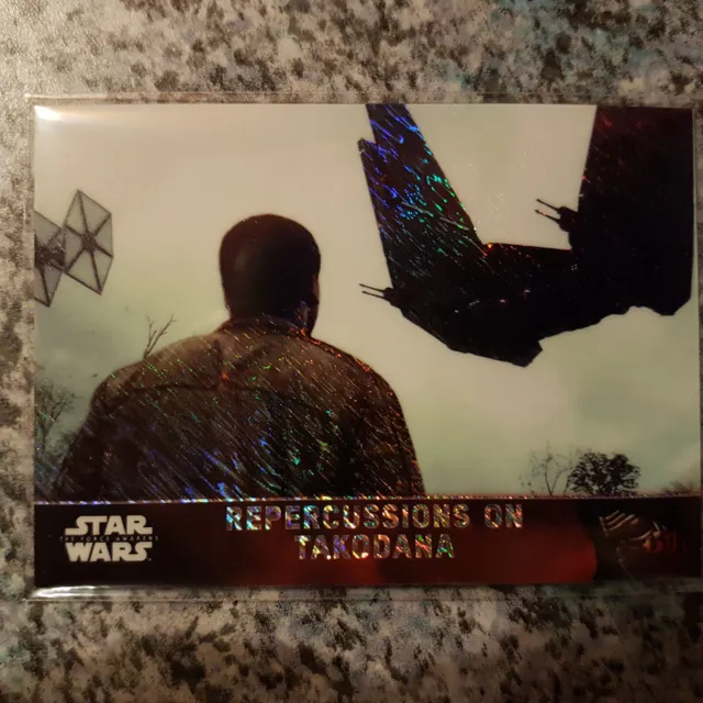 Star Wars Topps The Force Awakens Chrome 2016  Refractor Card 58 Limited 49/50
