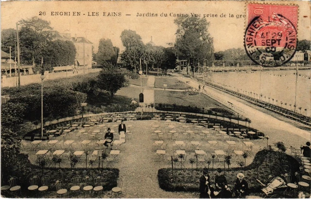 CPA Enghien les Bains Jardin du Casino FRANCE (1333017)