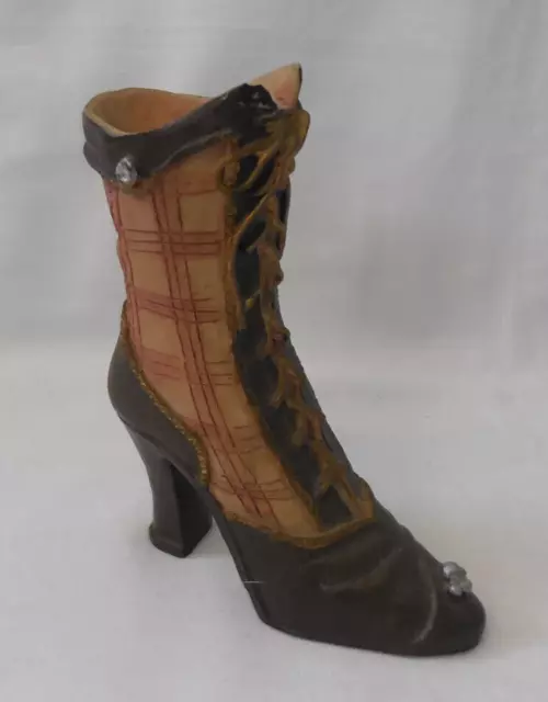 Miniature High Heel Brown Boot Shoe