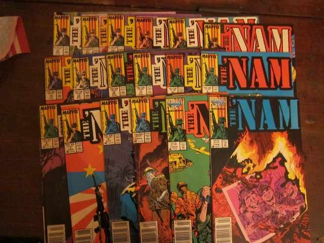 Lot of 18 The 'Nam comics - #3,4,5,6,7,8,9,10,11,12,13,14,15,16,17,18,21,22