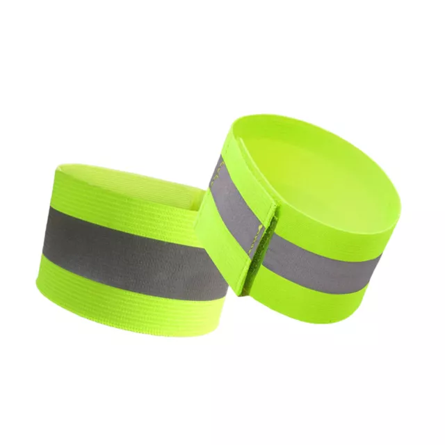 2 Pcs Fluorescent Bracelet Fluorencent Bracelets Reflective