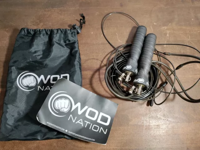 WOD Nation Speed Jump Rope - Blazing Fast Jumping Ropes - Endurance CrossFit