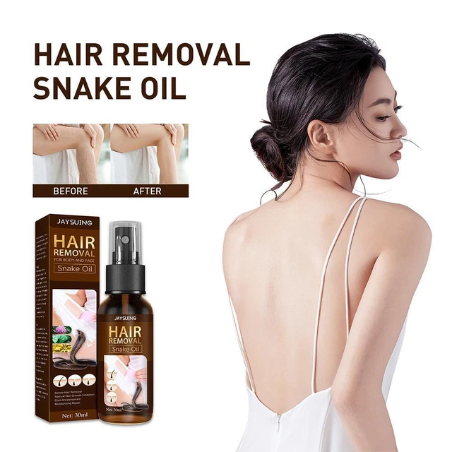 Olio di serpente rimozione capelli naturale permanente spray arresto 30 ml inibitore della crescita C2C5