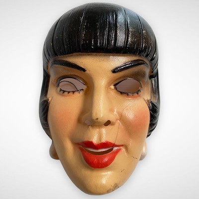 VINTAGE MID CENTURY HALLOWEEN Van Dam Made In France Plastic Woman VINTAGE MID CENTURY HALLOWEEN Van Dam Made In France Plastic Woman
