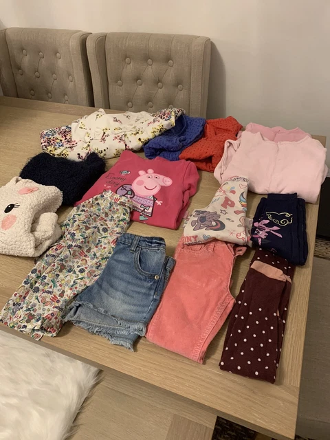 Job Lot / Bundle Baby Girls Clothes 2-3 Years Great Condition 14 Items 2kg
