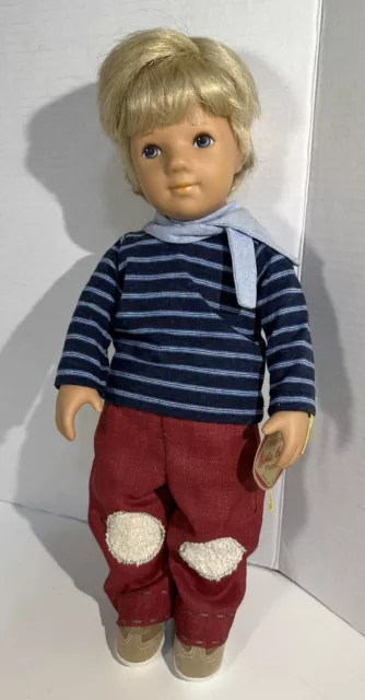 Kathe Kruse Puppe Elea 16" Boy Doll Great Condition With Tag Germany See Pics