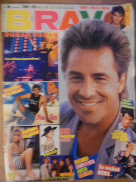 BRAVO 18 - 1987 (2) Don Johnson Münchner Freiheit Nena Duran Bon Jovi U2 Queen