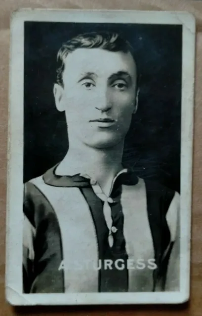 A. Sturgess Sheffield United #40 Amalgamated Press Famous Football Captains 1922