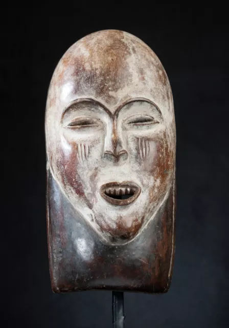 Fang Style Ngontang Face Mask, Central Gabon, Tribal Art, Equatorial African Art