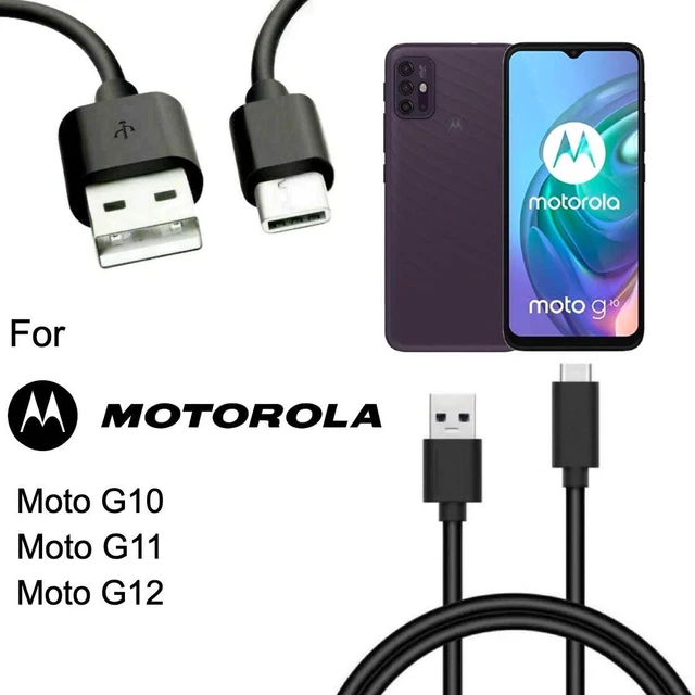 2M Cavo USB Tipo C Ricarica Rapida Caricabatterie per Motorola Moto G10 G11 G12