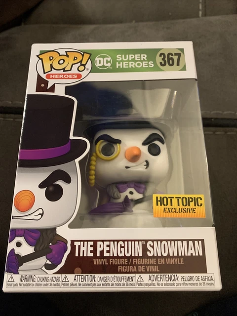 Funko Pop! Dc Super Heroes The Penguin Snowman #367 Hot Topic Exclusive
