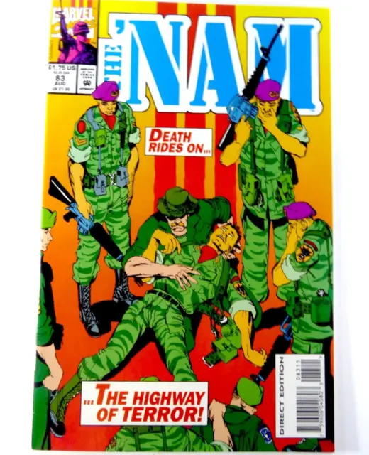 Marvel THE 'NAM (1993) #83 2ND TO LAST ISSUE LOW PRINT RUN  VF (8.0) Ships FREE!