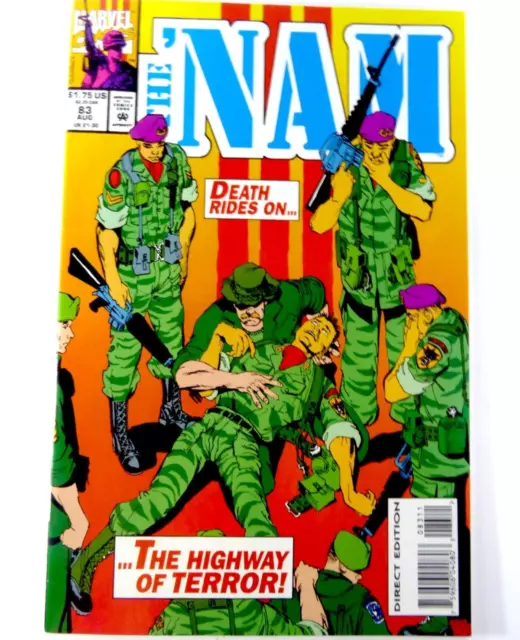 Marvel THE 'NAM (1993) #83 2ND TO LAST ISSUE LOW PRINT RUN  VF (8.0) Ships FREE!