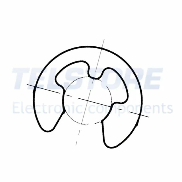500pcs  Rondella seger acciaio elastico 4mm BN 811 DIN 6799 1285025