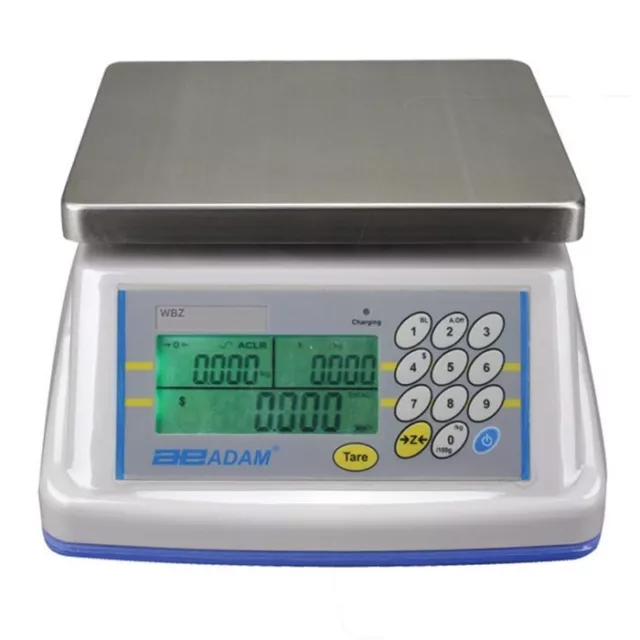 Adam WBZ3 Commercial Compact Scales - Price Computing Sale Washdown 3Kg