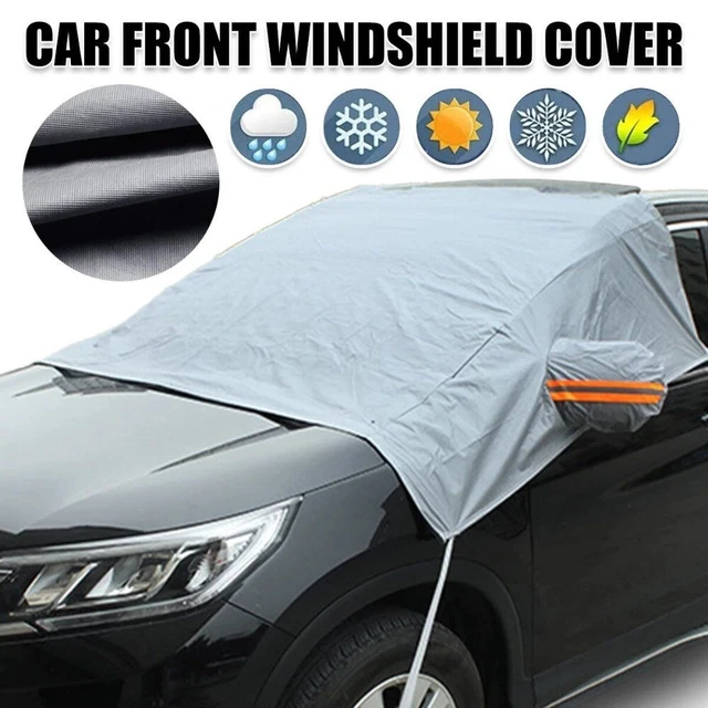 Copertura con Strisce Riflettenti Notte Copertura Parabrezza Anteriore Copertura Neve Auto