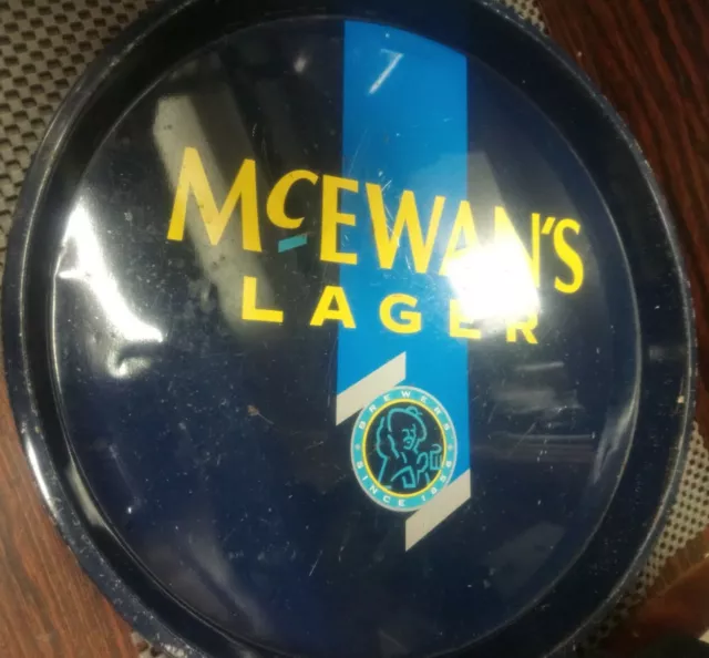 McEwans Beer tray Lager Pub Bar Serving Tray