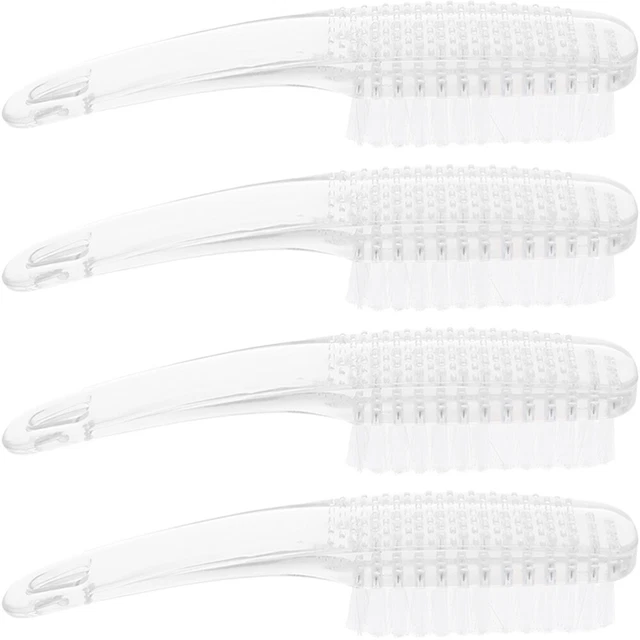 4pcs Nail Brush pour le nettoyage des ongles à la maison Utilisez la brosse à br