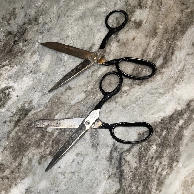 Lot Of 2. Vintage WISS Scissors # 37 Made in USA