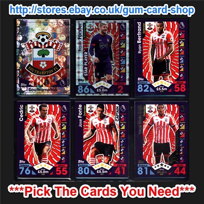 * si prega di scegliere le carte * MATCH Attax 2016/2017 squadre M 