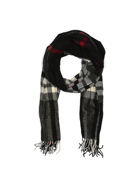 Cashmink by V. Fraas Women Black Scarf One Size