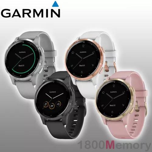 GENUINE Garmin Vivoactive 4S 40mm GPS HRM Sports Fitness Running Swimming Watch