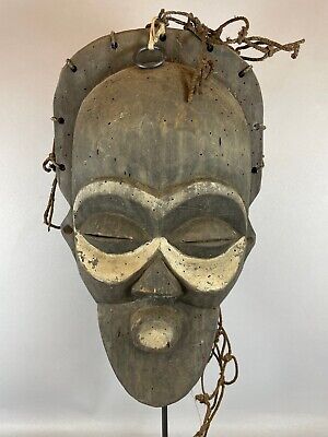 220628 -  Tribal used African mask from the Luba - Congo.