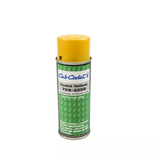 CUB CADET 759-3258 11.5oz. Cadet Yellow Semi-Gloss Aerosol Spray Paint Can OEM