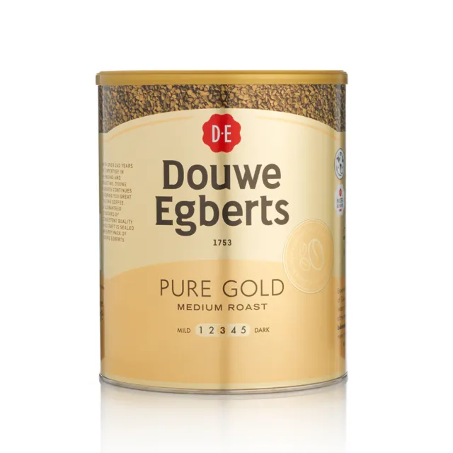 Douwe Egberts Pure Gold Instant Coffee 750G Pack 6 - 4041022X6