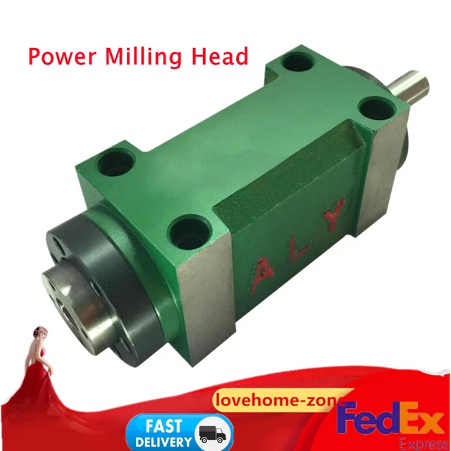 1 Wire 45 Steel Power Head Spindle Unit 1.5KW 2HP for CNC Lathe Milling Machine