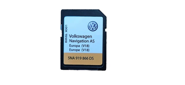 Carte SD Navigation GPS - VOLKSWAGEN - Discovery Pro - Europe - 2025 2026 - Zones de danger incluses - Auto