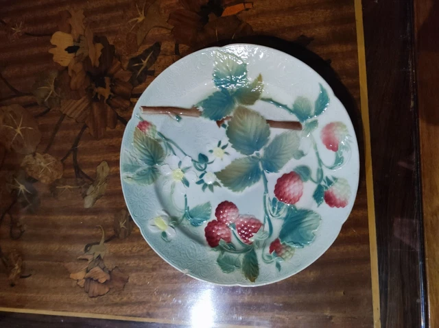 Lot D'assiettes à Dessert KG Luneville - Porcelaine Française, Motif Floral Multicouleur