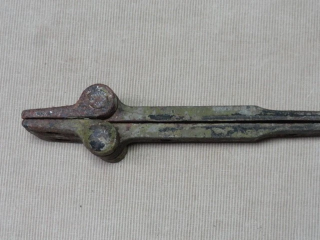 Pair of Barn Shed Door Garden Gate Strap Hinges Antique Cast Iron Nice Ones 'C' 6
