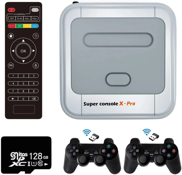 64/128/256G SUPER CONSOLE X Pro 50,000+ Retro Game Console Wireless