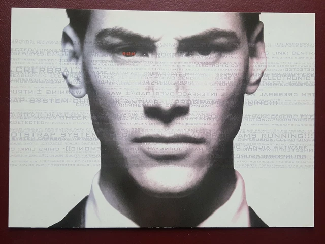 JOHNNY MNEMONIC - Keanu Reeves - Unused Cinema Promotional Promo ...
