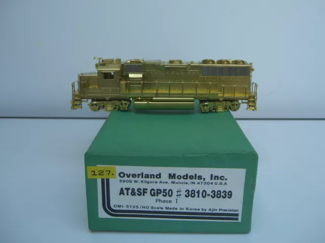 OMI Overland AT&SF Santa Fe GP50 Ph. I #3810-3839 unlackiert Spur H0