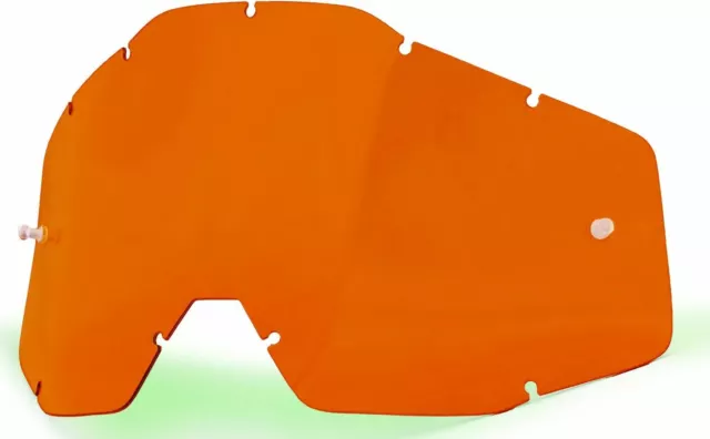 Ride 100% Racecraft/Accuri/Strata Replacement Lens Orange Anti-Fog MX MTB DH