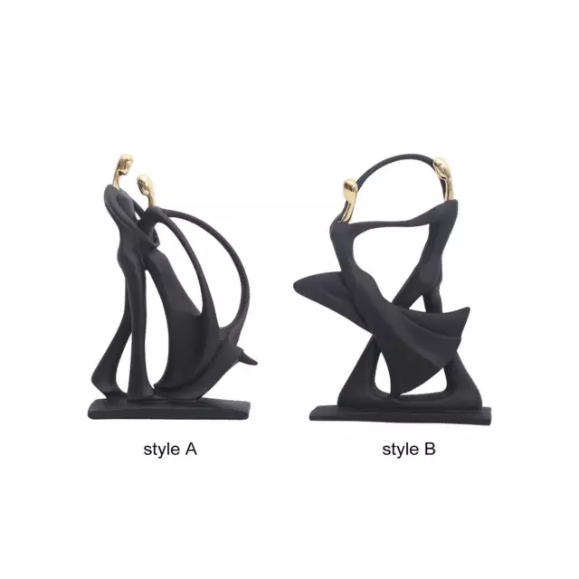 Statues abstraites ornement, Figurines de Couple dansant pour décor de