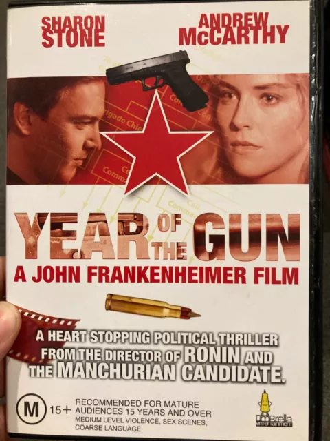 Year Of The Gun region 4 DVD (1991 Sharon Stone thriller movie)