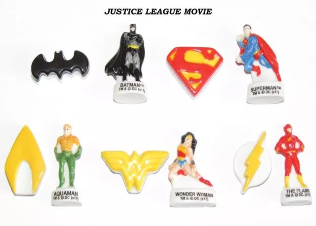 Serie Complete De Feves Justice League Movies Super Heros  Dc Comics