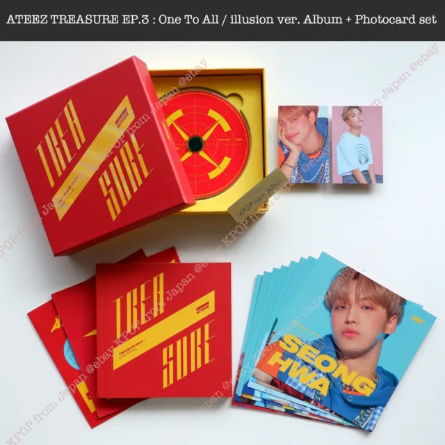 ATEEZ] Album - TREASURE EP.3 : One To All / Wave, Illusion / No Photocard