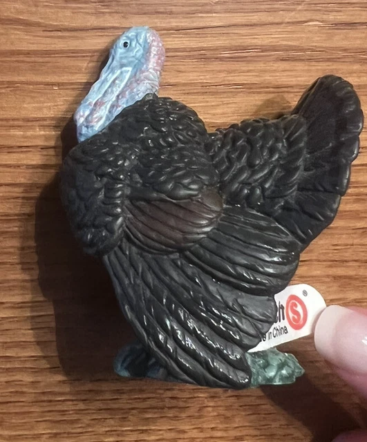 Schleich Farm Turkey Animal Bird Tom Retired 1999 Figure 13136