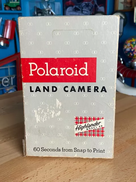 Vintage 1969 Polaroid Highlander Land Camera Model 80 with box