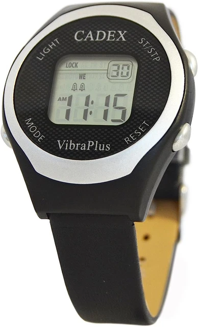 Brand New E-Pill Cadex Vibraplus 8 Alarm Digital Vibrating Reminder Watch