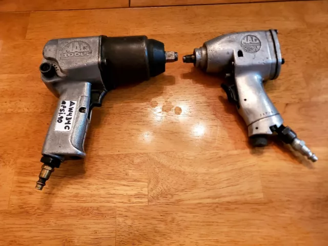 Mac Tools 3/8 1/2 Drive Impact Guns For Parts Or Repair Only